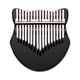 thumbnail image 1 of Kalimba acrílico en forma de zorro con 17 teclas, incluye estuche, martillo de afinación y accesorios (color aleatorio) - Instrumento musical portátil ideal para regalos., 1 of 6