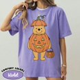 thumbnail image 3 of Retro Halloween Cute Bear Pumpkin Shirt, Spooky Season Tee, Cute Bear Pumpkin Shirt, 3 of 6