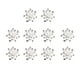 thumbnail image 2 of Guardurnaity 10 Uds. De joyas de aleación de Metal con flores, conectores colgantes de 17mm, accesorios DIY, accesorios de moda para mujer Accesorios de disfraces Guardurnaity AP016606-00, 2 of 5