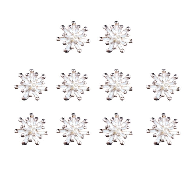 Sonducket 10 Uds. De joyas de aleación de Metal con flores, conectores colgantes de 17mm, accesorios DIY, accesorios de moda para mujer Accesorios de disfraces Sonducket AP016606-00