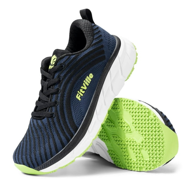 Men's Shoes Wide Toe Box Cushioned Well Extra Wide Width Shoes Non Slip Wide Comfortable Lightweight Running Sneaker