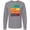 Athletic Heather, variant on Inktastic Wakeboarding Eat Sleep Wakeboard Repeat Long Sleeve T-Shirt