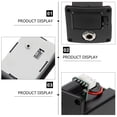 thumbnail image 3 of Mobutofu Acoustic Guitar Preamp Equalizer with 4 Band Eq and LCD Tuner Black for Guitar Use, 3 of 6