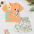 thumbnail image 4 of Wamejoo Boys Summer Outfits Baby Boy Summer Clothes 12 18 24 Month 3T 4T 5T Short Sleeve Animals Shirt Shorts Toddler Boy Summer Clothes Outfits, 4 of 6