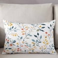 thumbnail image 3 of Colorful Botanical Spring Throw Pillow Cover 12 x 20 Inch Decorative Pillow Cover Farmhouse Summer Leaves Lumbar Pillowcase Seasonal Rectangle Cushion Case for Couch Sofa Bed Living Room, 3 of 7