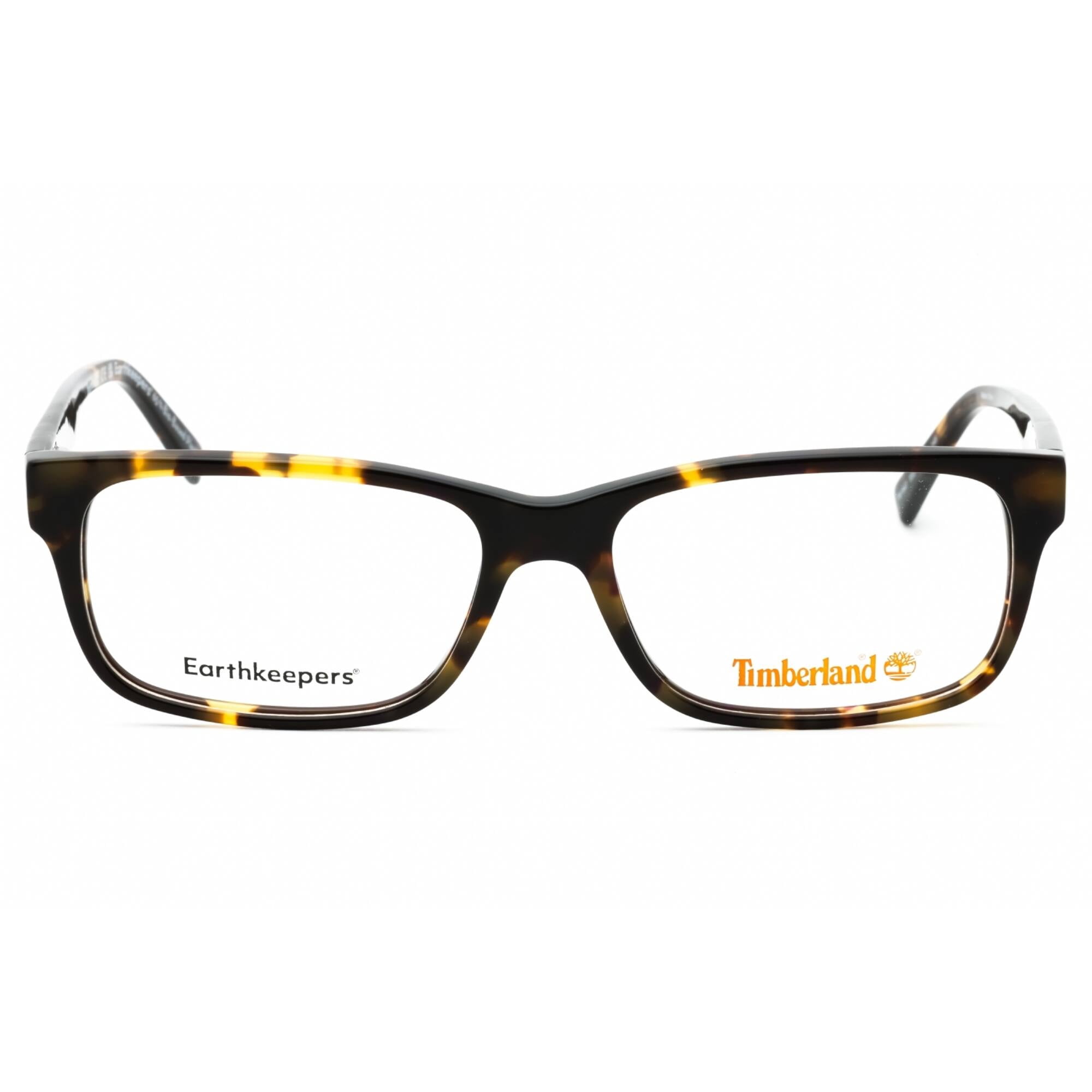 NWT Timberland TB1847-053-55 Blonde Havana 55mm Eyeglasses Timberland Demo Rectangular Men main image 2