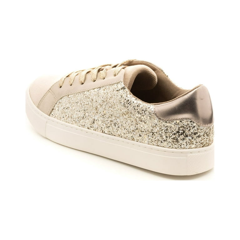 Corkys Boutique Womens Dazzle Glitter Fashion Sneaker (10, Gold) 