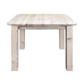 thumbnail image 3 of Homestead Collection Square 4 Post Dining Table, Clear Lacquer Finish, 3 of 6
