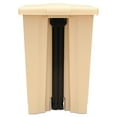 thumbnail image 3 of Rubbermaid Commercial Indoor Utility Step-On Waste Container, 12 gal, Plastic, Beige, 3 of 10