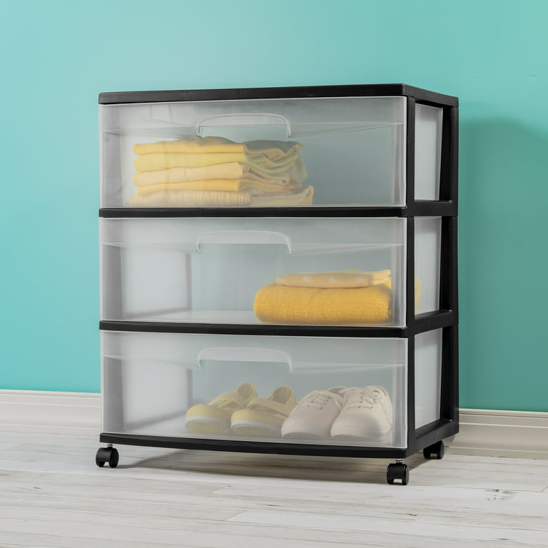 Found these Sterilite 3 drawer units at Walmart for $8.23 a piece