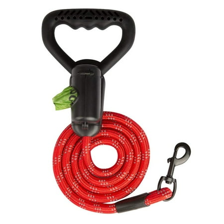 

6 Ft Dog Leashes Reflective Leash For Large Medium Dogs Running Training With Heavy Duty Ergonomic Soft Rubber Handle And Highly Reflect Thread Light Reflective Design