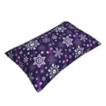 thumbnail image 2 of Fotbe Christmas Purple Snowflakes Pillow Cases - Envelope Closure - Luxury, Extra Soft, Cooling Pillow Covers - Wrinkle, Fade, Stain Resistant-14"x20", 2 of 8