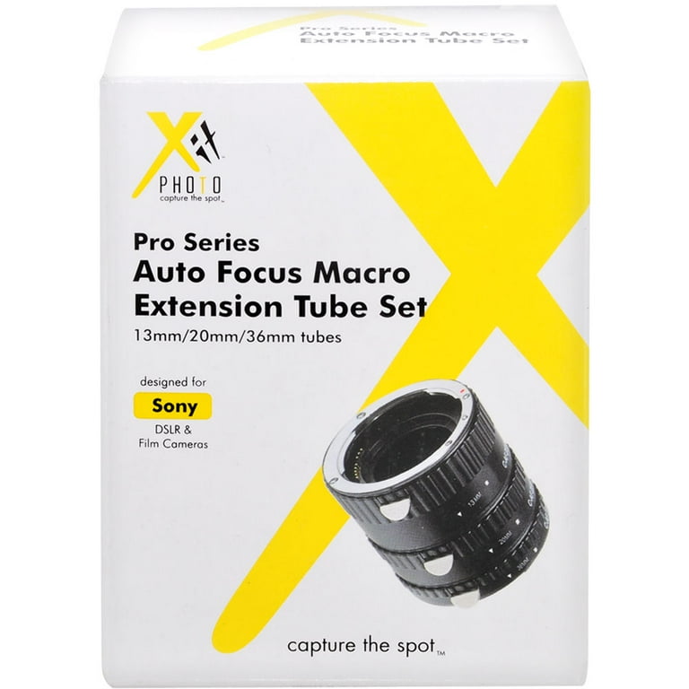 Xit XTETS Pro Series Auto Focus Macro Extension Tube Set for