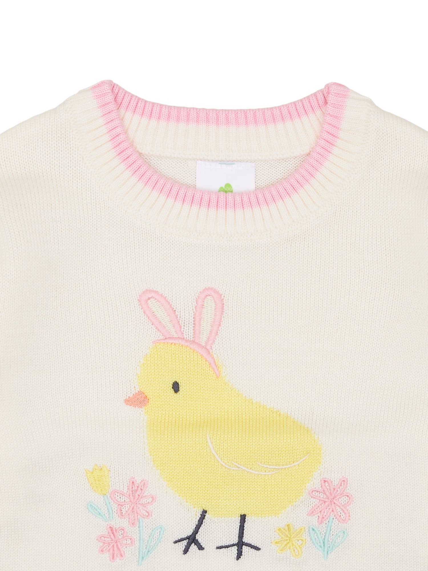 Way to Celebrate Toddler Long Sleeve Easter Sweater, Sizes 12M-5T