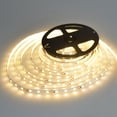 thumbnail image 2 of Lámpara LED para debajo de gabinetes, cinta de 5 m, CC de 12 V, RGB, 60 LED/m, lámpara LED 2835, impermeable, para exteriores, jardín, pared de habitación, decoración de fondo, 2 of 5