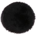 thumbnail image 1 of Coussin de Siège Doux, Coussin Rembourré, Tapis Rond Shaggy, Coussinet Ho, 1 of 5