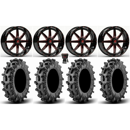 Fuel Maverick 22 Wheels Red 42 Terminator Max Tires Polaris RZR XP 1000 / PRO XP / Ranger XP 900/1000 Fuel Maverick 22 Wheels Red 42 Terminator Max Tires Polaris RZR XP 1000 / PRO XP / Ranger XP 900/1000