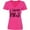 Hot Pink, variant on Inktastic I Love Paris French Flag Heart Women's V-Neck T-Shirt