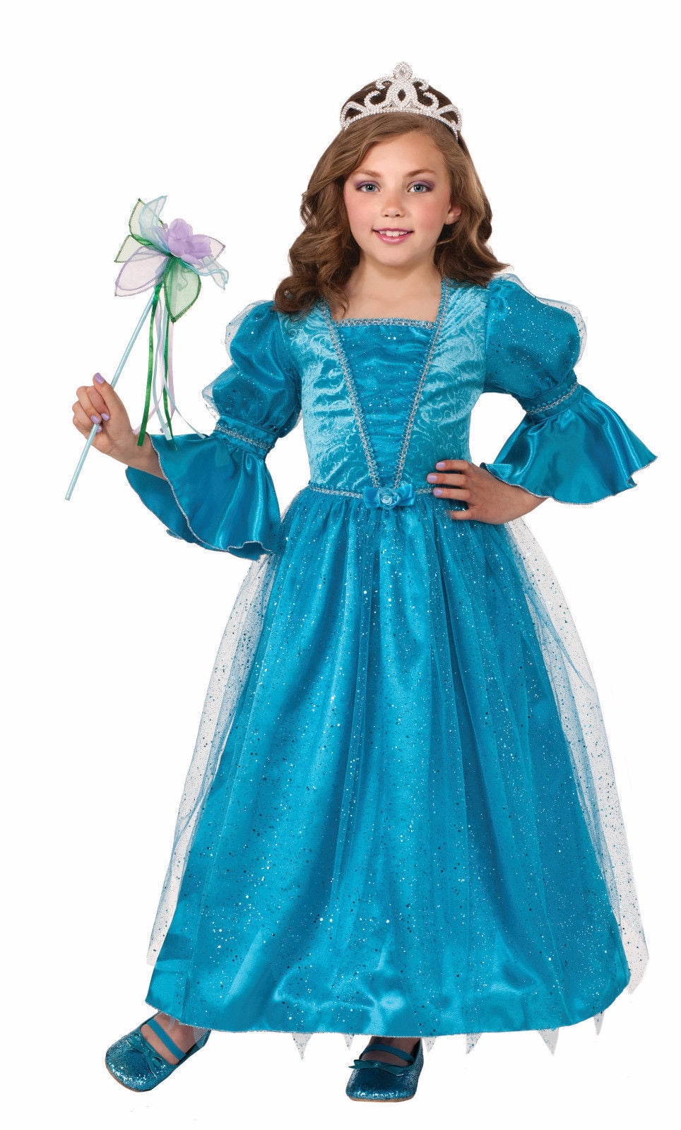 aqua blue dress for little girl