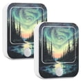 thumbnail image 2 of WOBOGO Aurora Night Light Lamp with Smart Sensor Dusk to Dawn Sensor 0.6W Plug-in 2-Pack, 2 of 7