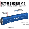 thumbnail image 3 of COAST 31102 Slayer Pro Rechargeable Flashlight 1150 Lumens USB C IP67, 3 of 11