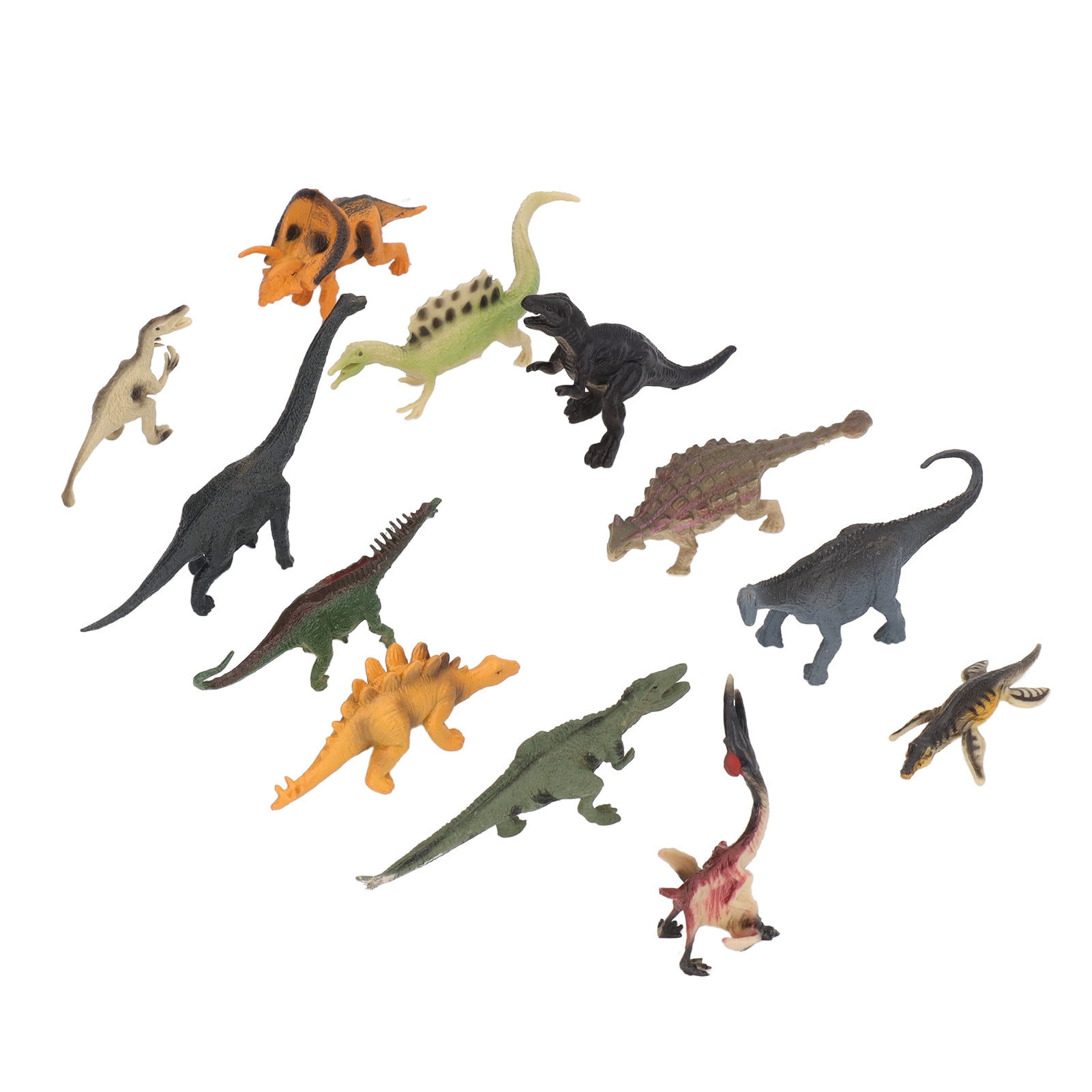 Little Dinosaur Figurine, Mini Dinosaur Figures Soft Odorless 12Pcs PVC For Imaginative Play For