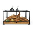 thumbnail image 3 of Zilla QuickBuild Terrarium, Sleek Glass Reptile Habitat, Easy Setup, Suitable for all Types of Reptile Pets, Amphibians, Reptilians, Snakes, or Arachnids, 36"x18"x18", 3 of 9