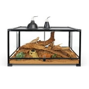 Zilla QuickBuild Terrarium, Sleek Glass Reptile Habitat, Easy Setup, Suitable for all Types of Reptile Pets, Amphibians, Reptilians, Snakes, or Arachnids, 36x18x18
