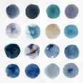 thumbnail image 2 of Isabelle Z 20x20 Black Ornate Wood Framed with Double Matting Museum Art Print Titled - Encompassed Indigo, 2 of 4