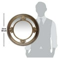 thumbnail image 7 of Infinity Instruments Versailles Antique Silver Round Transitional 23-inch Wall Mirror, 7 of 7