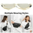 thumbnail image 2 of Unique Bargains 1 Pc Stylish Sports Waist Bag Zipper Fanny Pack for Sports Beige, 2 of 6
