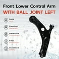 thumbnail image 2 of Front Lower Control Arm & Ball Joint Assembly Passenger for 20-24 NISSAN SENTRA, 2 of 10