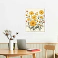 thumbnail image 2 of JRXY  Yellow Flowers Wall Art Sunflower Poster Yellow Wall Pictures Sunflower Wall Art &amp; Yellow Wall Decor for Bedroom Yellow Bathroom Wall Decor Yellow and White Decor  16x20 in, 2 of 4