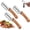 3PCS, variant on Premium Vegetable Peeler with Wooden Handle and Bottle Opener: 2-in-1 Stainless Steel Kitchen Tool for Fruit Apple Potato Pumpkin Papaya