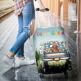 thumbnail image 3 of Happy Easter Vizsla American Flag Truck Bunny Ears Travel Luggage Cover Vizslas Dog Lover Gifts Idea Suitcase Dust Protective Decor - 03001, 3 of 5