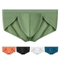 thumbnail image 2 of Men Briefs High Elasticity Fit Tight Cut Panties Breathable Smooth Wiring Low Waist Underwear Daily Wear, 2 of 8
