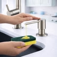 thumbnail image 6 of Blossom Soap Dispenser Pump | Solid Brass in Brushed Nickel Finish for Kitchen & Bathroom, 6 of 6