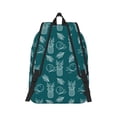 thumbnail image 3 of Daiia Tropical Pineapple Vintage Canvas Backpack for Men and Women ,Hiking Backpack,Travel Laptop Bag for School,Large Capacity Backpack, 3 of 8