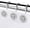 Silver, variant on Bronze Shower Curtain Hooks, Decorative Shower Curtain Rings for Bathroom, Rust Proof Shower Hooks for Shower Curtain Liner, 12Pcs