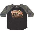 thumbnail image 3 of Inktastic Nevertheless, She Persisted Boys or Girls Toddler T-Shirt, 3 of 5
