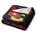 thumbnail image 2 of Oberlin College Logo Fleece Blanket, Very Soft Microfiber Flannel Blanket for Couch Warm and Cozy for All Seasons, 2 of 6
