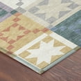 thumbnail image 3 of Addison Rugs Chantille Indoor/Outdoor Transitional Patchwork Silver Machine Washable Runner Rug, 2'3" x 7'6", 3 of 7