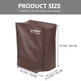 thumbnail image 2 of Foldable Waterproof Dustproof Luggage Cover Protector for 24-inch Trolley Case Suitcase (Coffee), 2 of 7