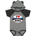 thumbnail image 3 of Inktastic I Love Rugby Sports Ball Boys or Girls Baby Bodysuit, 3 of 5