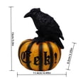 thumbnail image 4 of Adorno Calabaza Cuervo Halloween Espeluznante para Jardín Al Aire Libre, 4 of 4