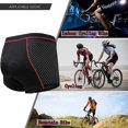 thumbnail image 3 of Men's Cycling Underwear Shorts Breathable 3d Gel Padded Mtb Biking Riding Shorts, 3 of 3