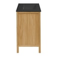 thumbnail image 5 of Château 24 in. Natural Oak Bathroom Vanity With Black Ceramic Sink Top, 5 of 8