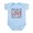Sky Blue, variant on CafePress - Peace Love Hillary Clinton Infant Bodysuit - Baby Light Bodysuit, Size Newborn - 24 Months
