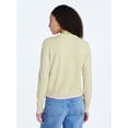 thumbnail image 5 of Free Assembly Women's and Women's Plus Solid, Stripe, & Print Classic Cozy Yarn Cardigan Sweater, Lightweight, Sizes XS-4X, 5 of 7