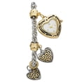 thumbnail image 1 of Charter Club Two-Tone Stainless Steel Charm Bracelet Watch (28mm), 1 of 3